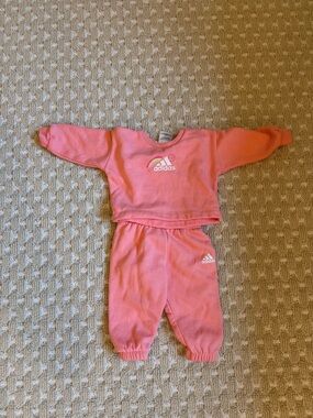 adidas Baby Pink Logo Sweatshirt